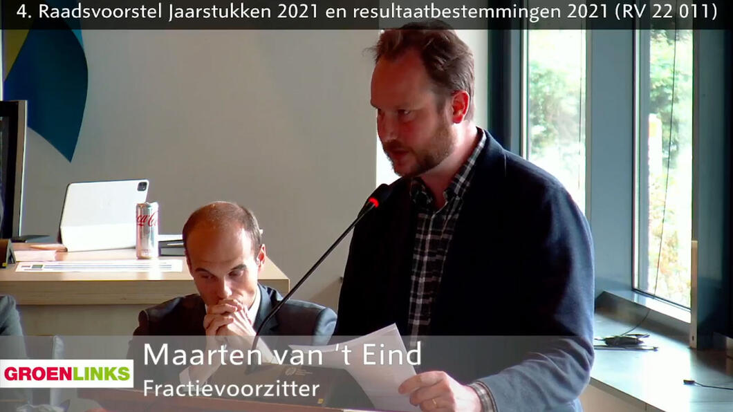 Maarten van 't Eind Kaderdebat 2022