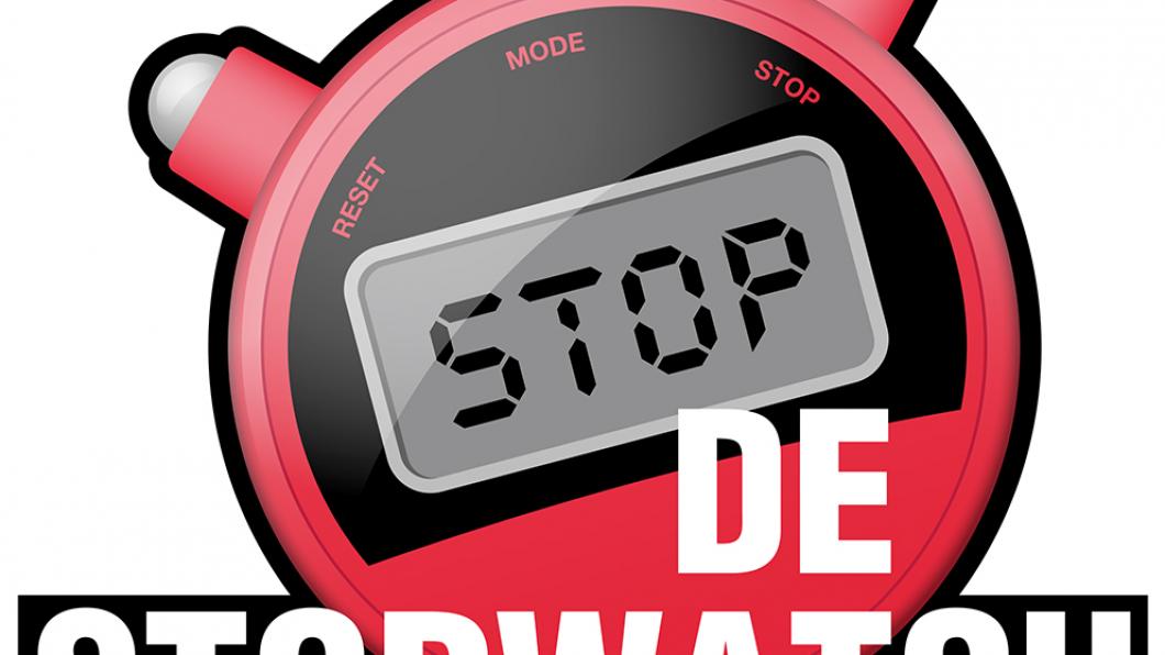 Stop de stopwatch