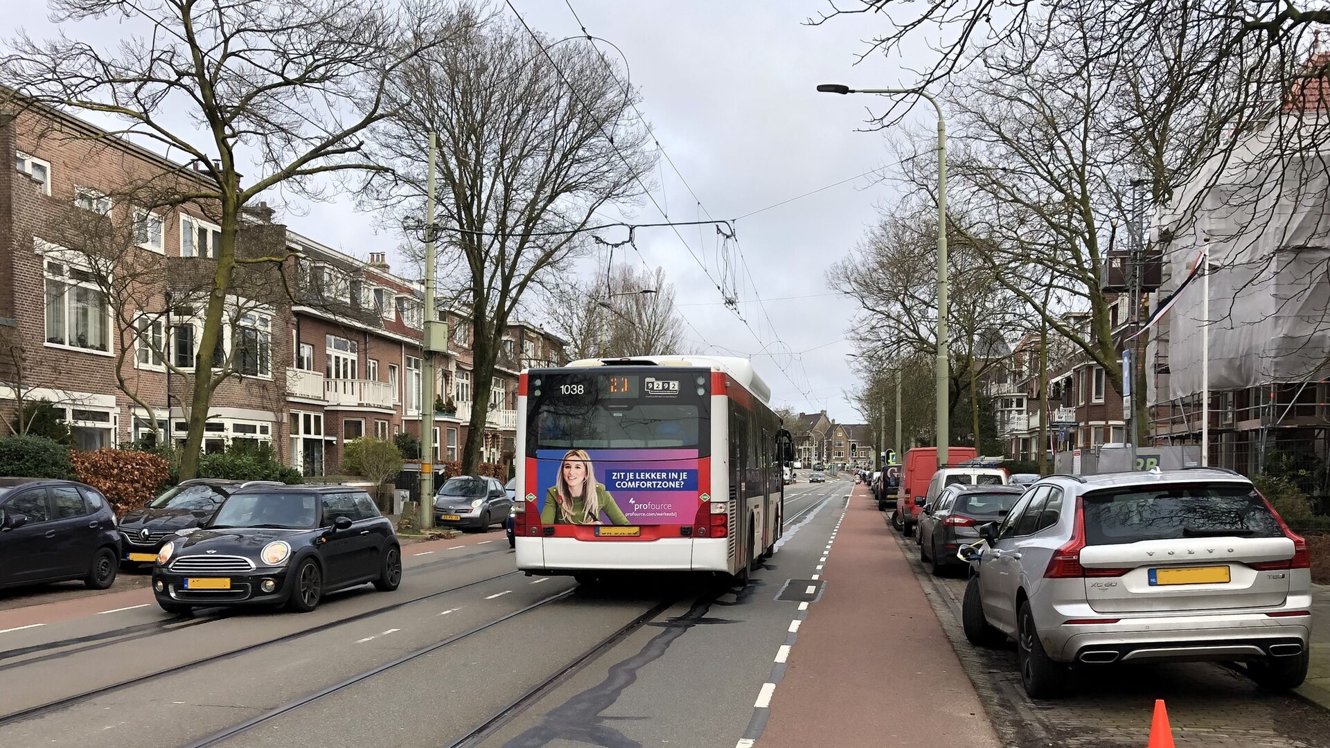 Geestbrugweg in de huidige situatie