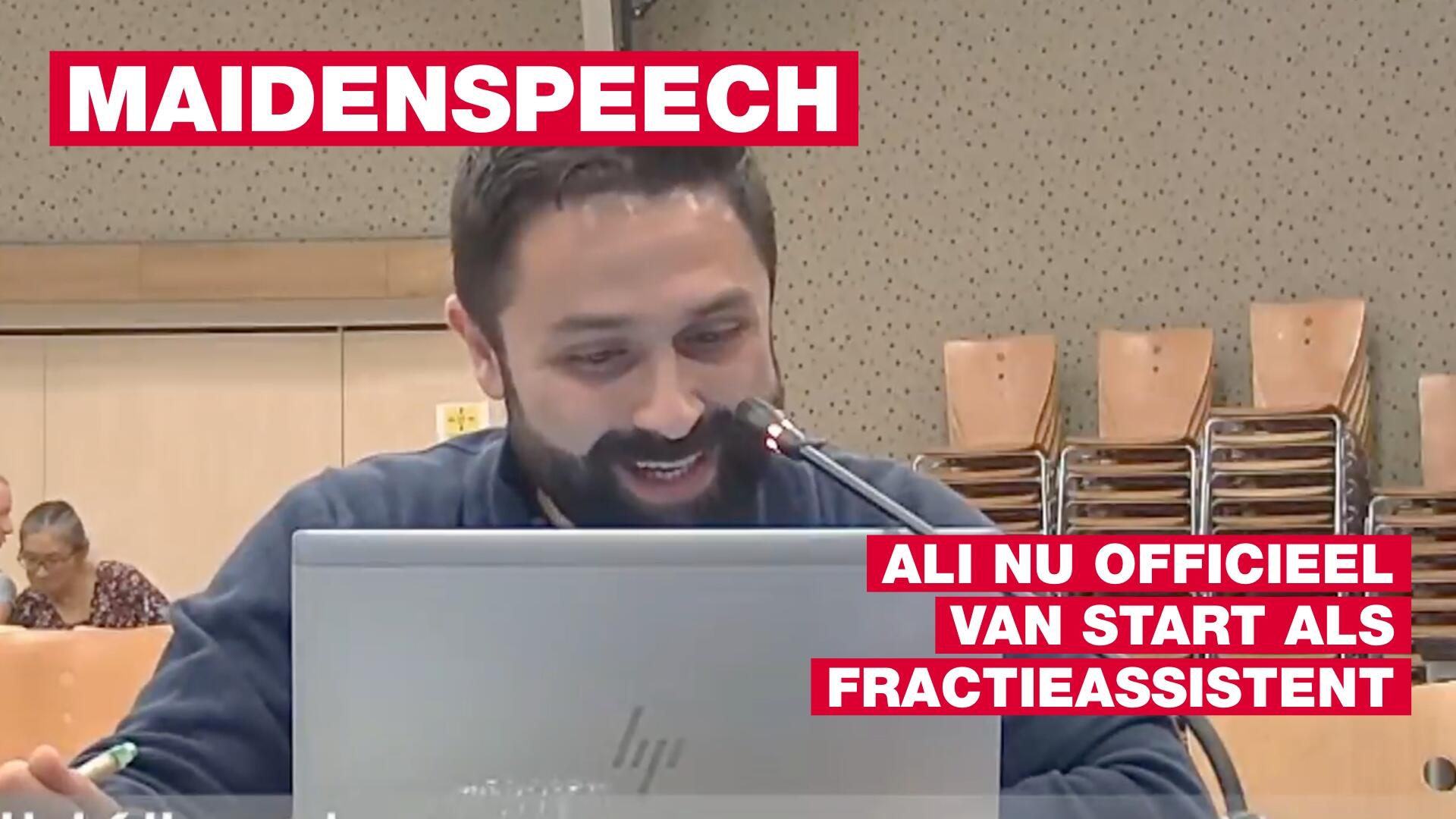 Maidenspeech Ali