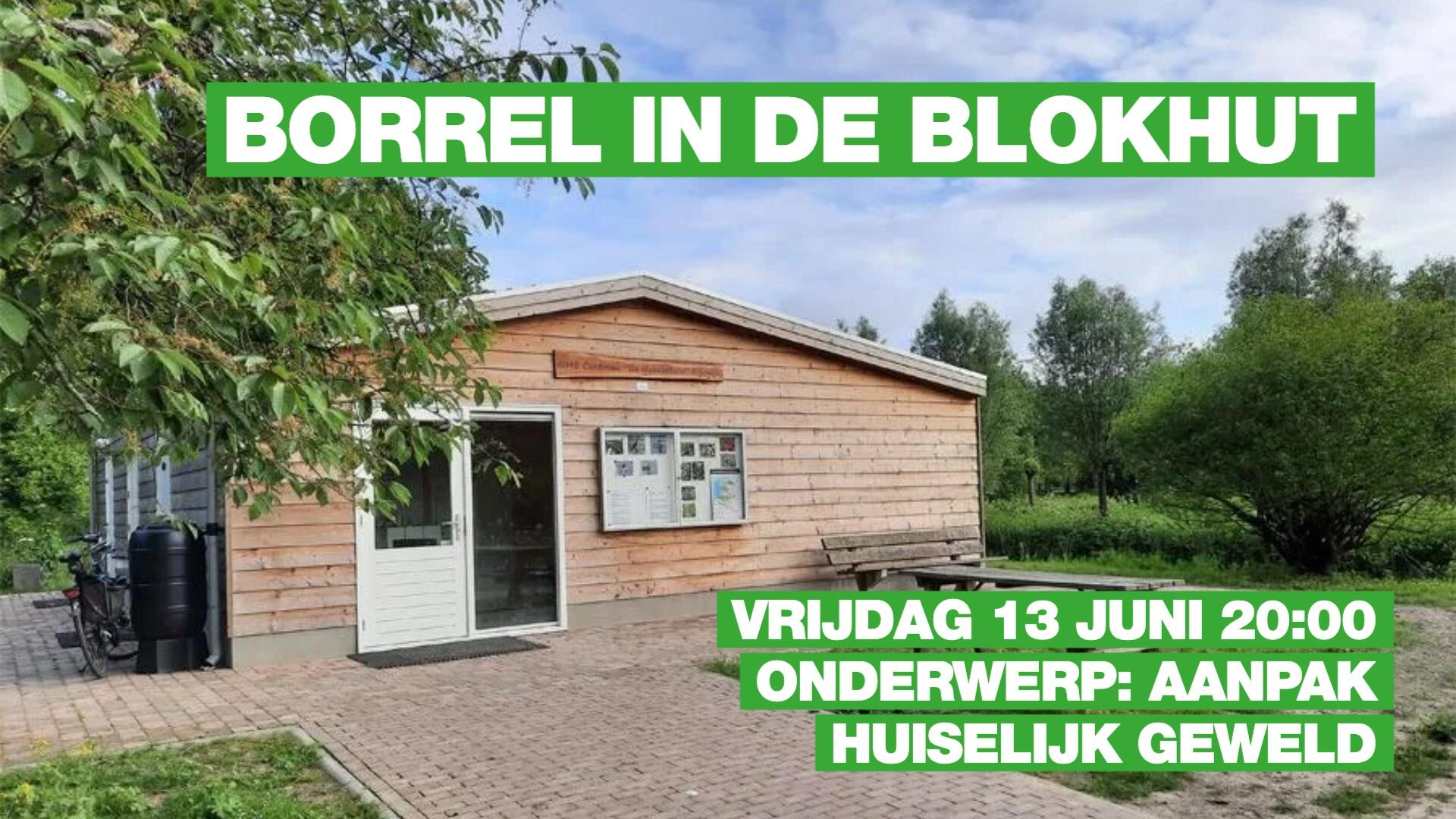 Borrel in de blokhut